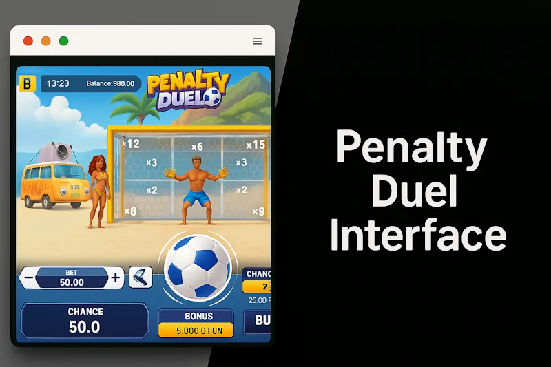 Penalty Duel Interface et Navigation