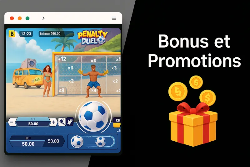Bonus et Promotions pour Penalty Duel